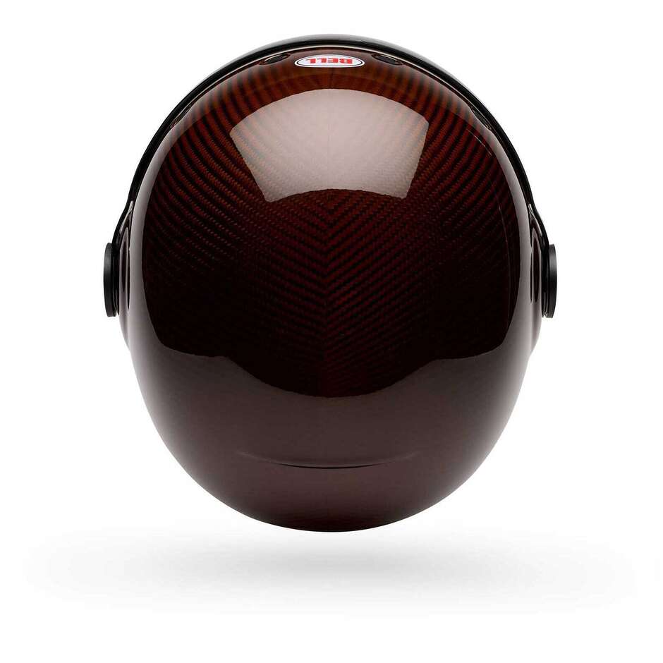 Bell Bullitt GT Carbon Lane Orange Motorcycle Helmet