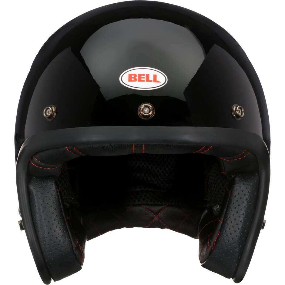 Bell CUSTOM 500 Cafe Racer Jet Motorcycle Helmet Gloss Black