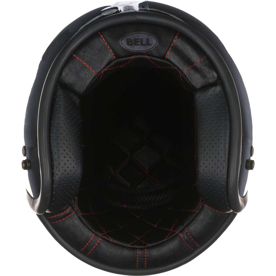 Bell CUSTOM 500 Cafe Racer Jet Motorcycle Helmet Gloss Black