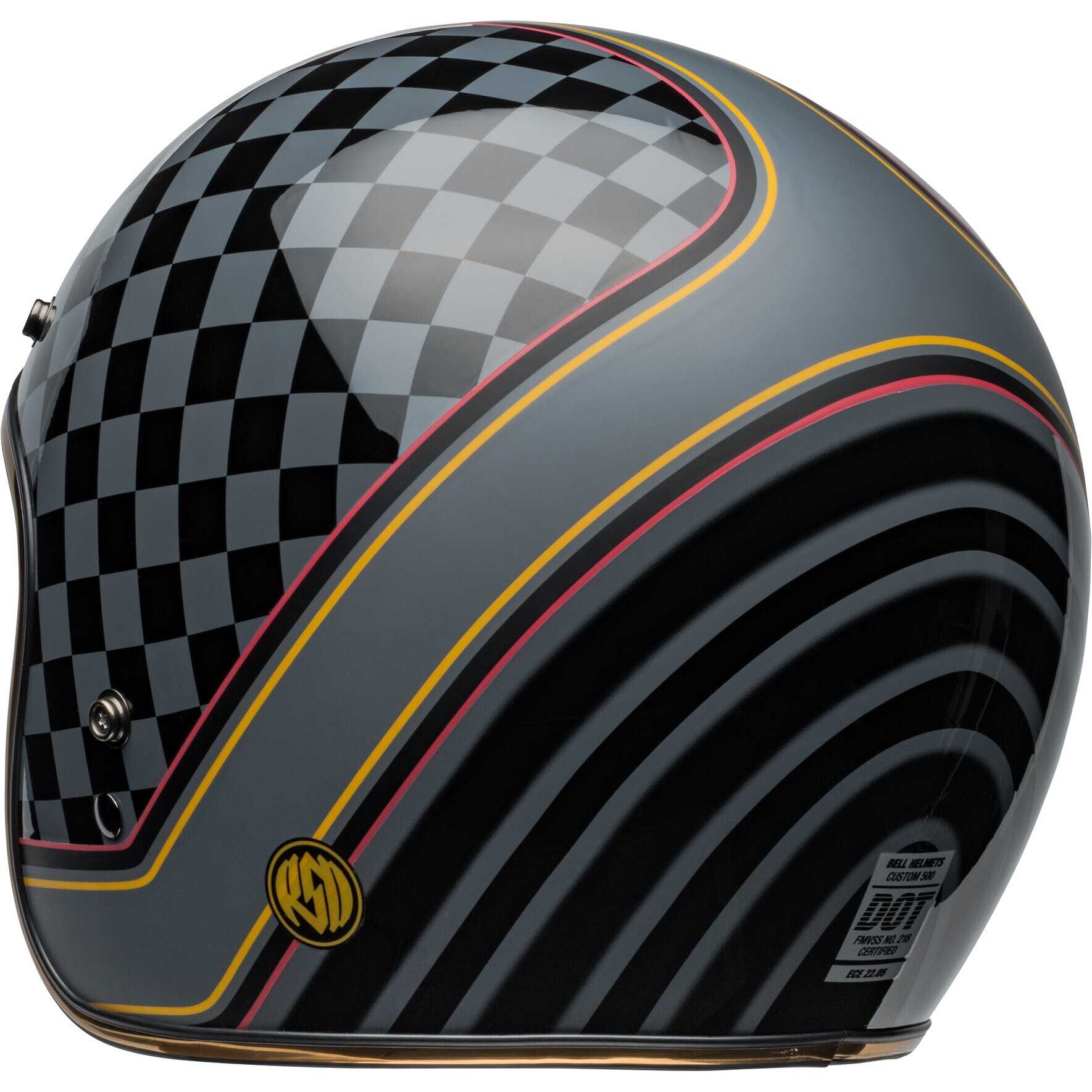 bell custom 500 rsd helmet check it CASCO BLK M ECE Automotive It has an oval design and low BELL Custom 500 - Roland