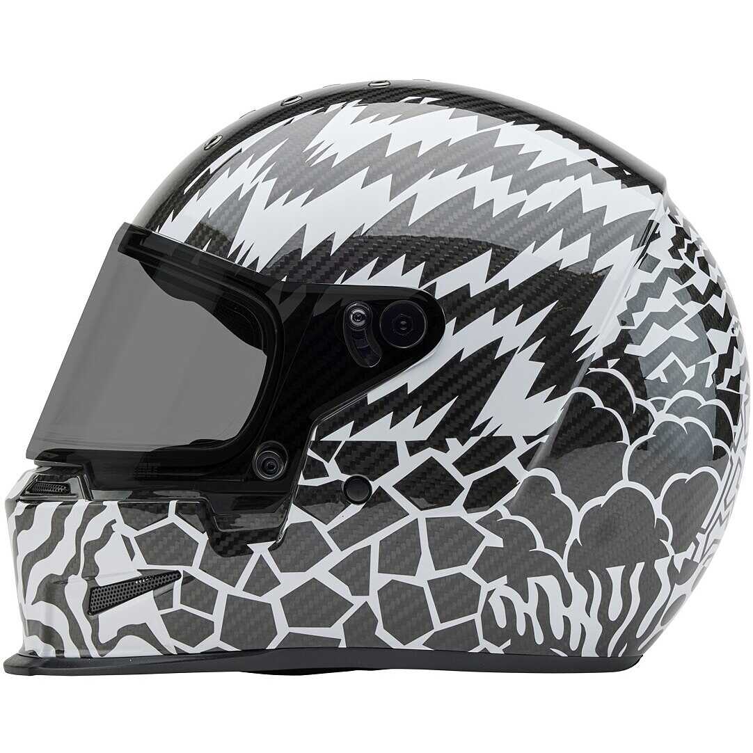 Bell ELIMINATOR CARBON 2025 DEATHSPRAY Full Face Motorcycle Helmet