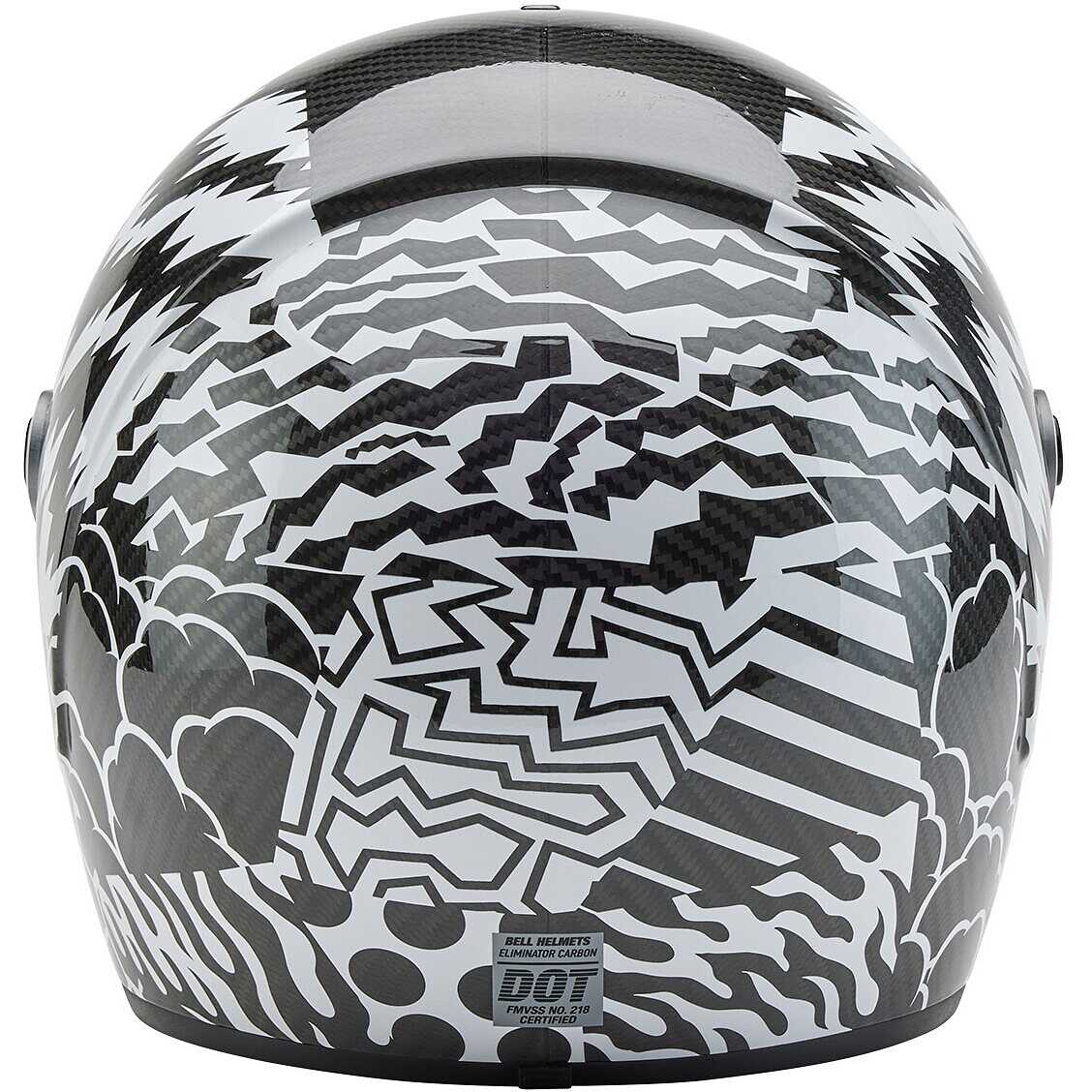 BELL Eliminator Carbon Motorradhelm – Matt Schwarz, Größe S, ECE-zertifiziert