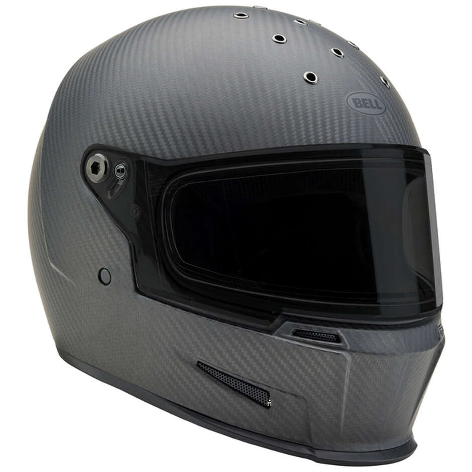 Bell ELIMINATOR CARBON Integral-Motorradhelm Mattschwarz