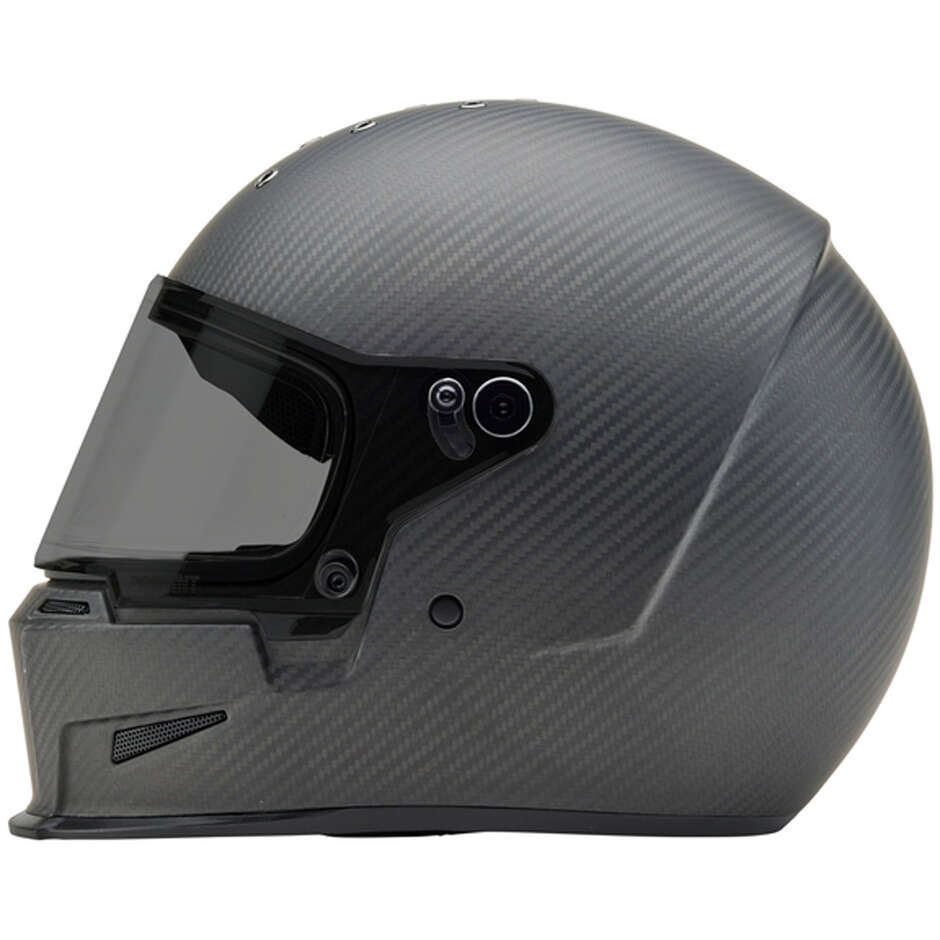 Bell ELIMINATOR CARBON Integral-Motorradhelm Mattschwarz