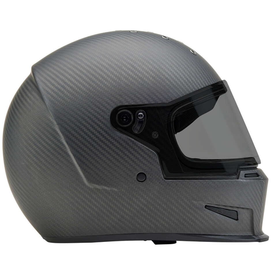 Bell ELIMINATOR CARBON Integral-Motorradhelm Mattschwarz