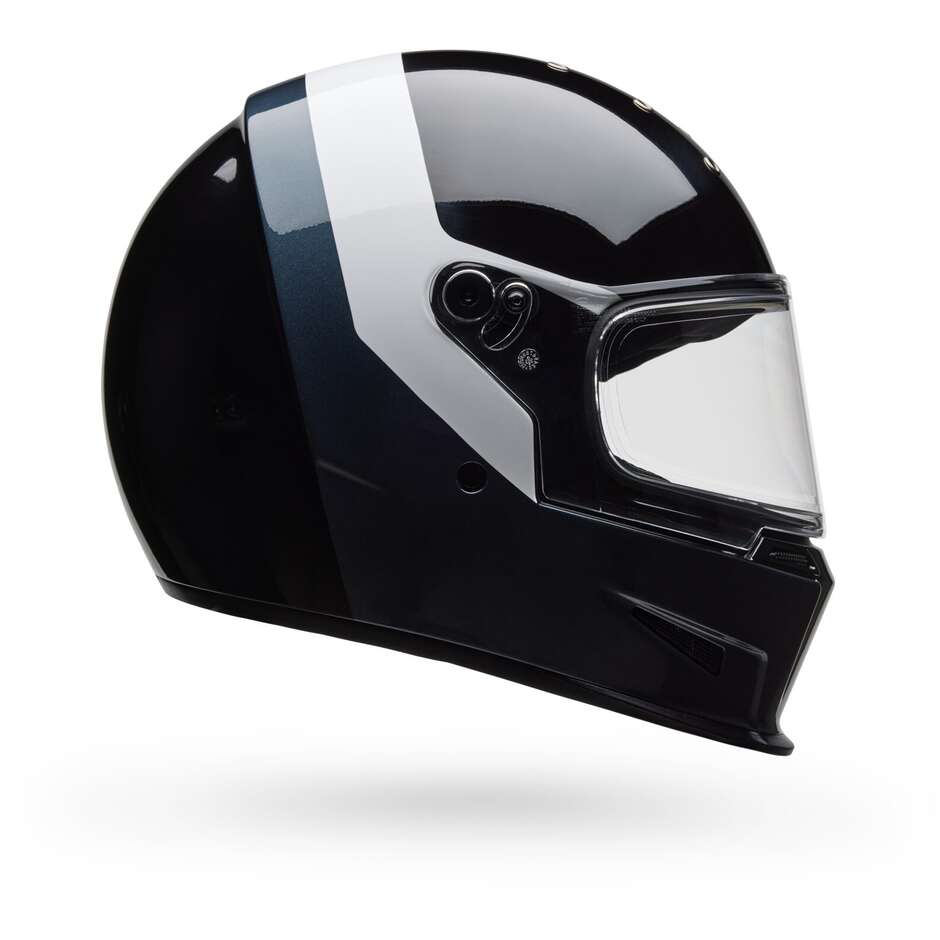 Bell ELIMINATOR MENACE Full Face Motorcycle Helmet Black White