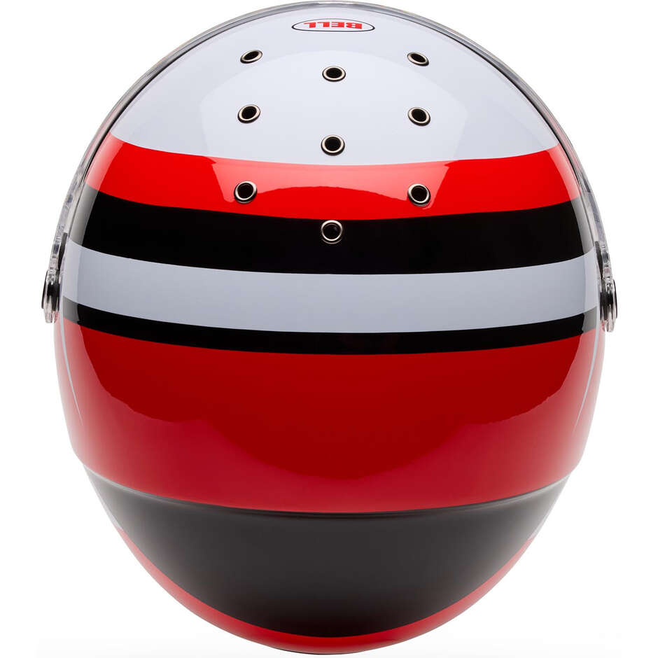 Bell ELIMINATOR SIDETRACK Motorradhelm Rot Schwarz