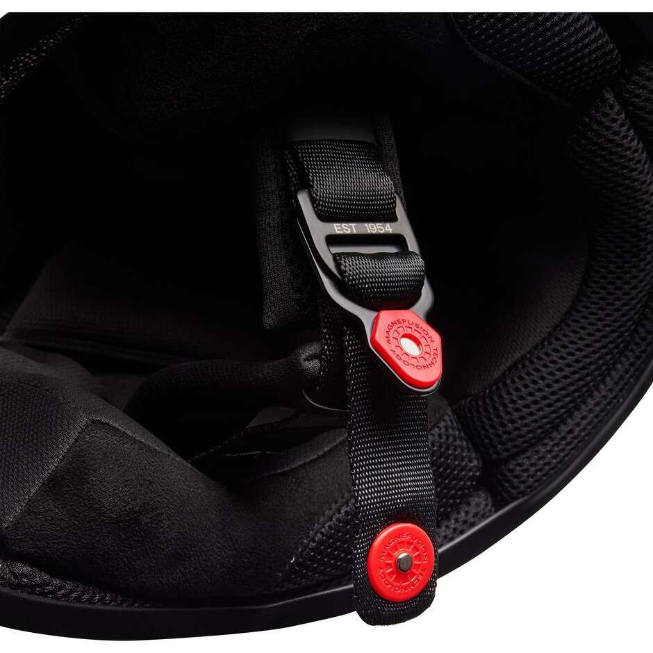 Bell ELIMINATOR SIDETRACK Motorradhelm Rot Schwarz