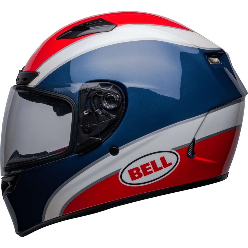 Bell Integral Motorradhelm QUALIFIER DLX MIPS CLASSIC NAVY Rot
