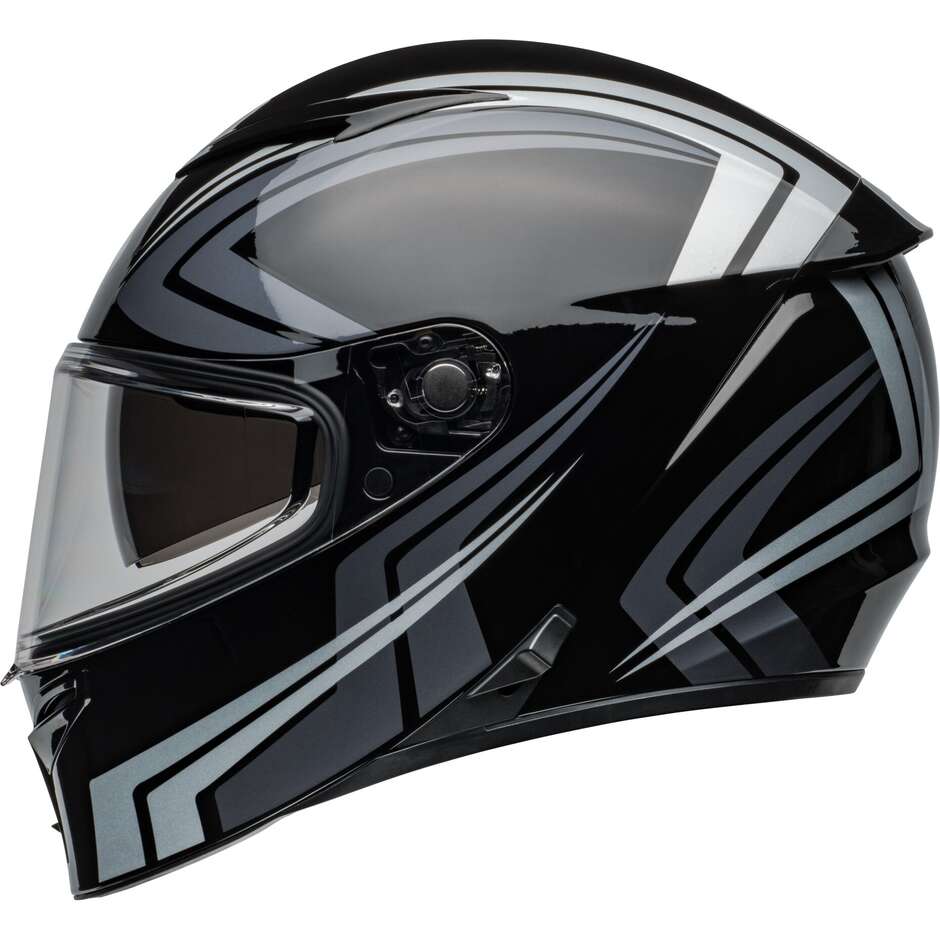Bell LITHIUM JETSTREAM Full Face Motorcycle Helmet Black Silver