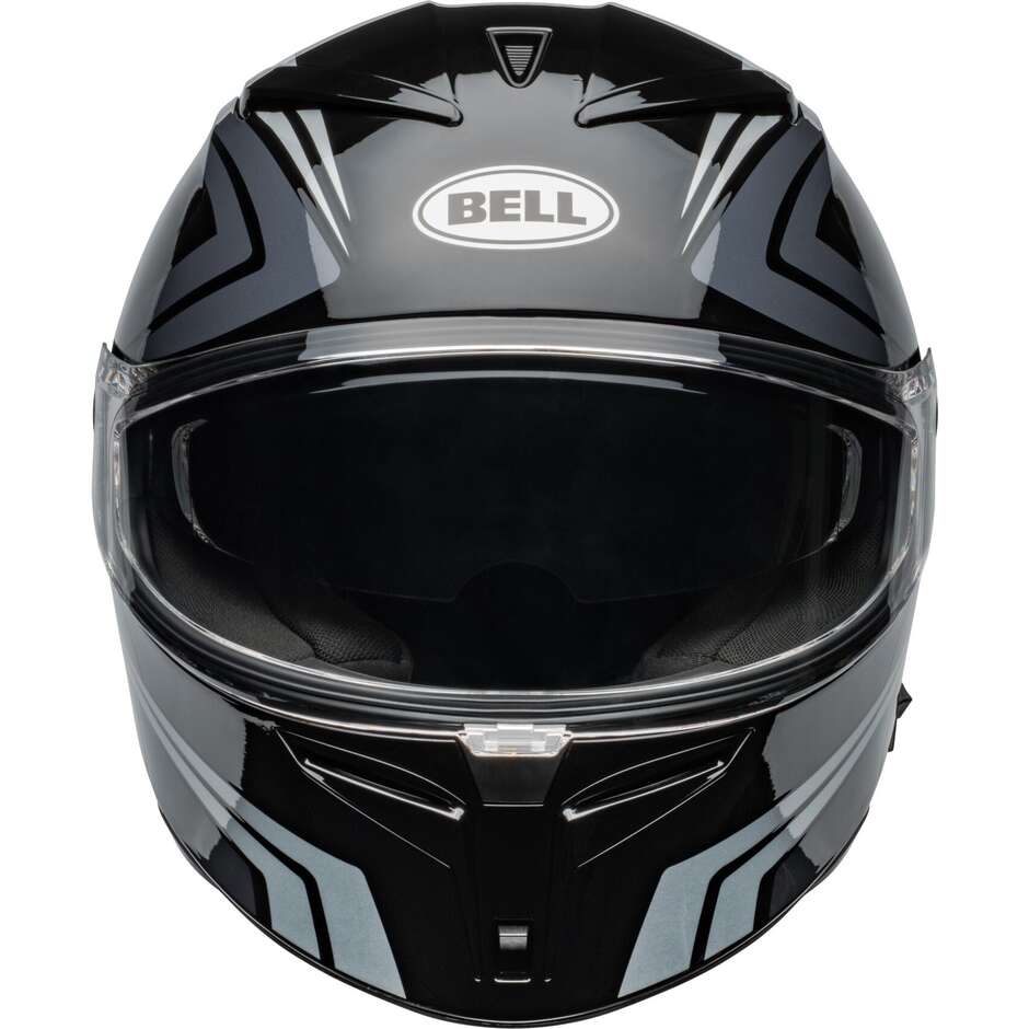 Bell LITHIUM JETSTREAM Full Face Motorcycle Helmet Black Silver