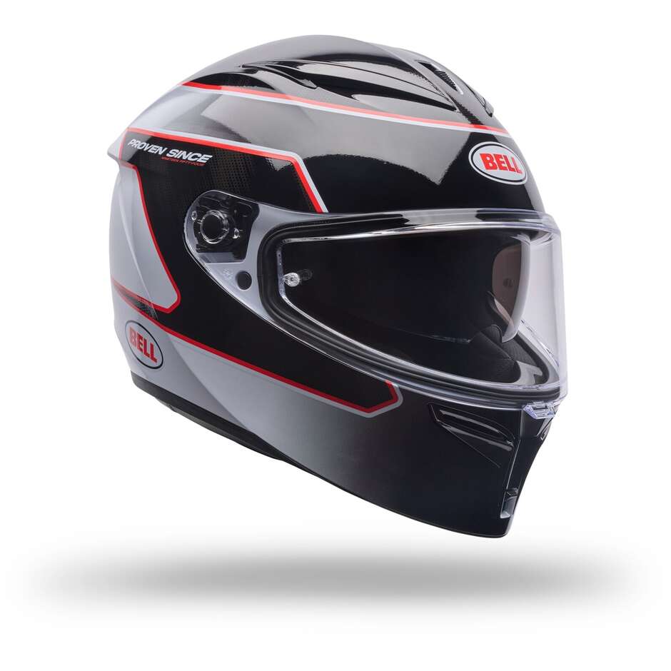 Bell LITHIUM MIPS FLUX Full Face Motorcycle Helmet White Black Red