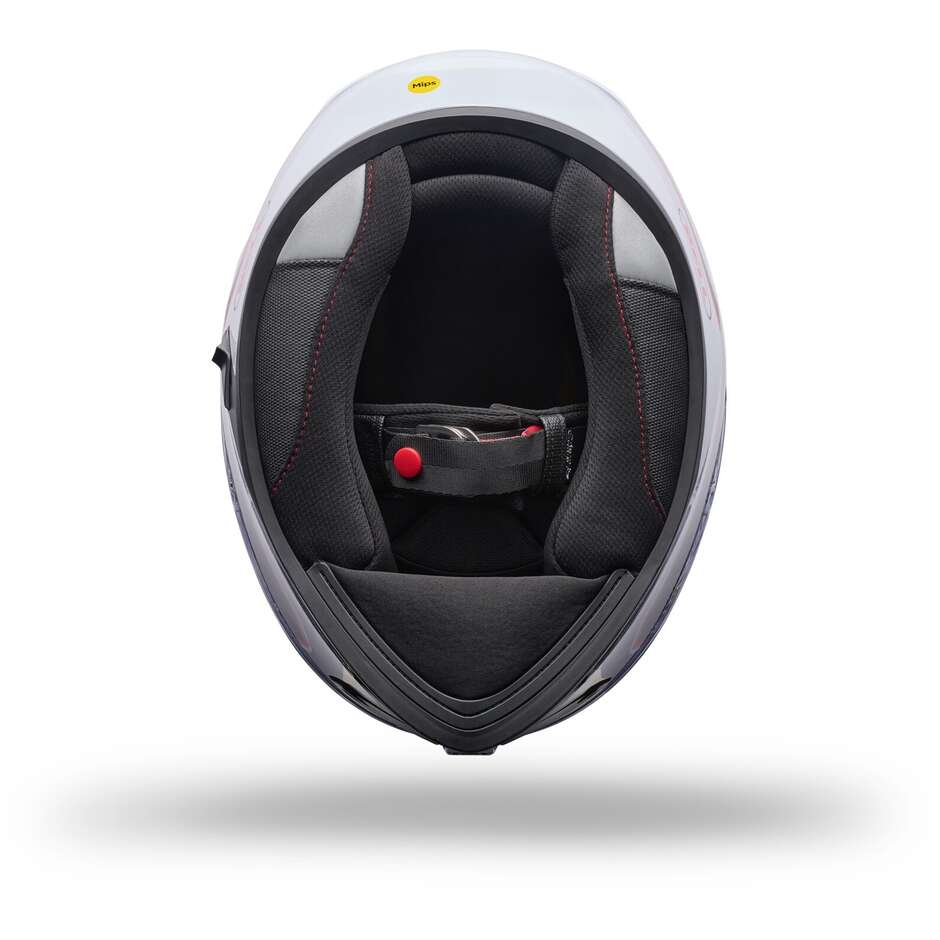 Bell LITHIUM MIPS FLUX Full Face Motorcycle Helmet White Black Red
