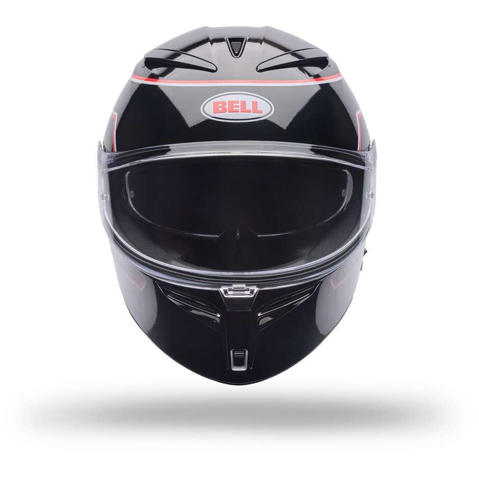 Bell LITHIUM MIPS FLUX Integralhelm für Motorräder, Weiß, Schwarz, Rot