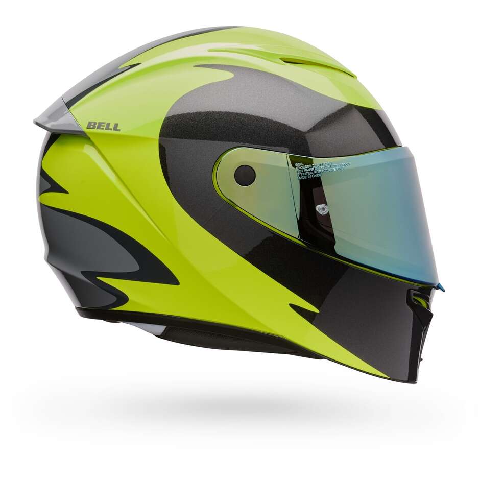 Bell LITHIUM MIPS PLUS FLUID Fluo Yellow Motorcycle Helmet