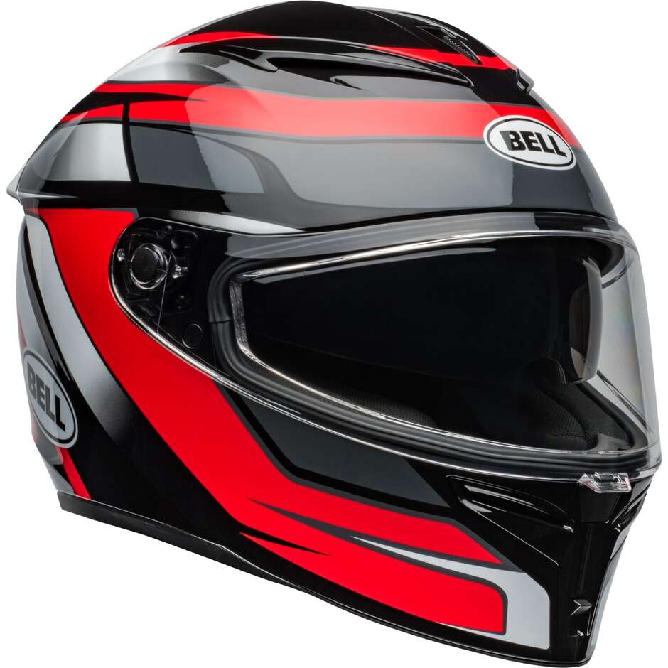 Bell LITHIUM MIPS PODIUM Integral-Motorradhelm Schwarz Rot