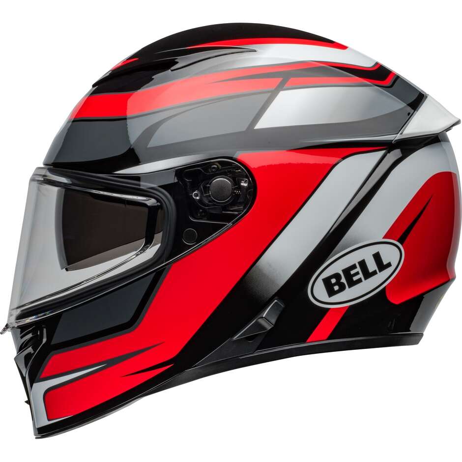 Bell LITHIUM MIPS PODIUM Integral-Motorradhelm Schwarz Rot