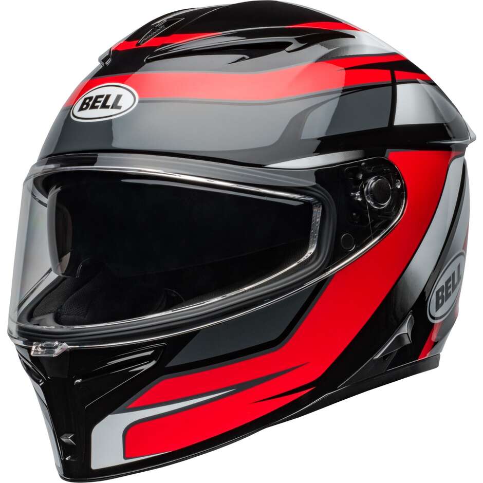 Bell LITHIUM MIPS PODIUM Integral-Motorradhelm Schwarz Rot