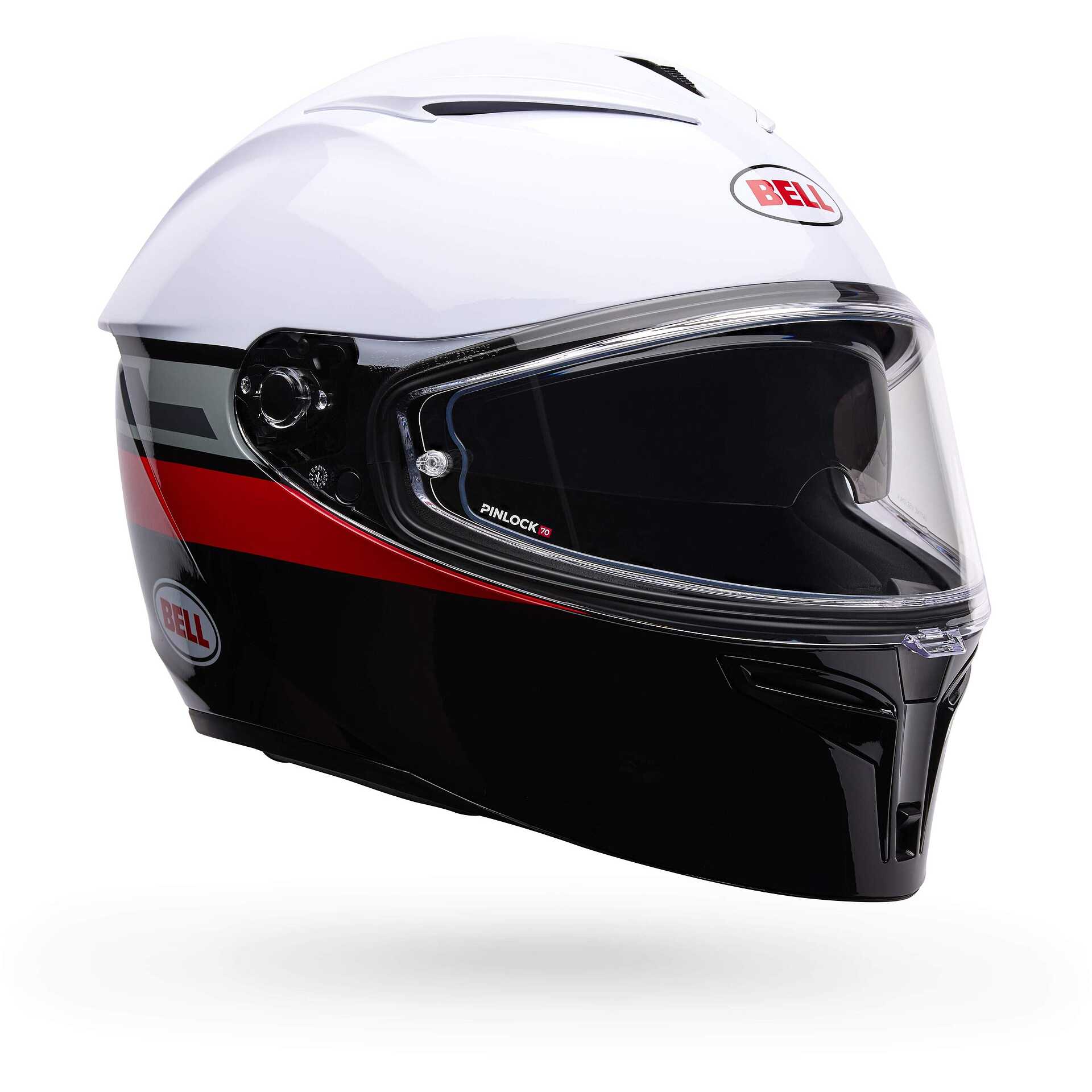 Bell LITHIUM MOTION Motorcycle Helmet White Red For Sale Online