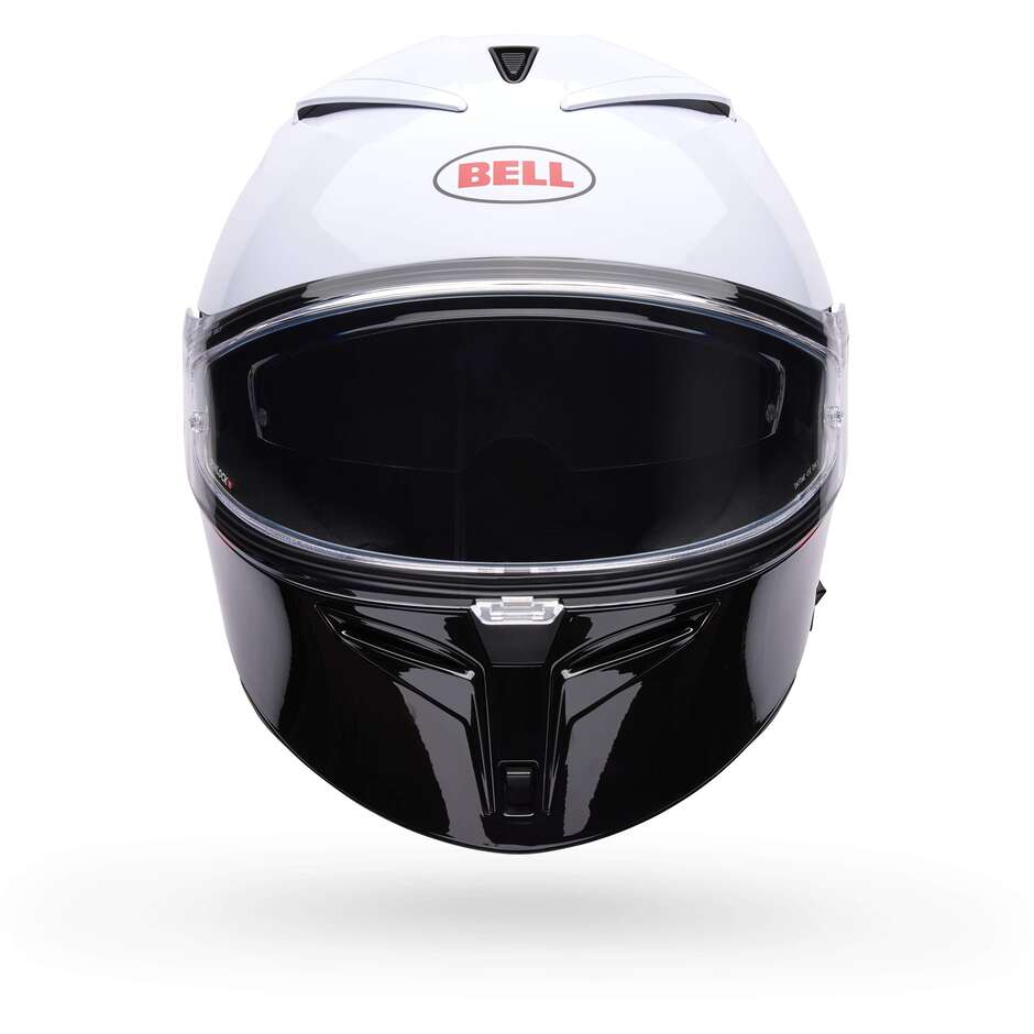 Bell LITHIUM MOTION Motorradhelm Weiß Rot