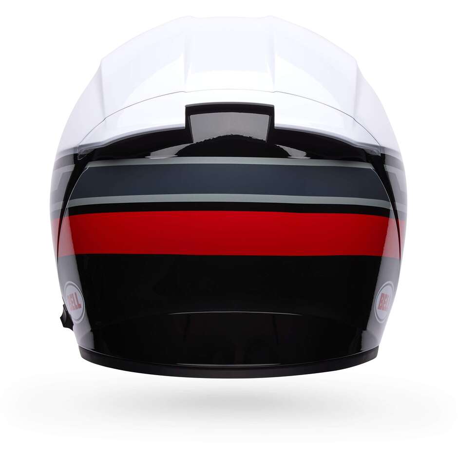 Bell LITHIUM MOTION Motorradhelm Weiß Rot