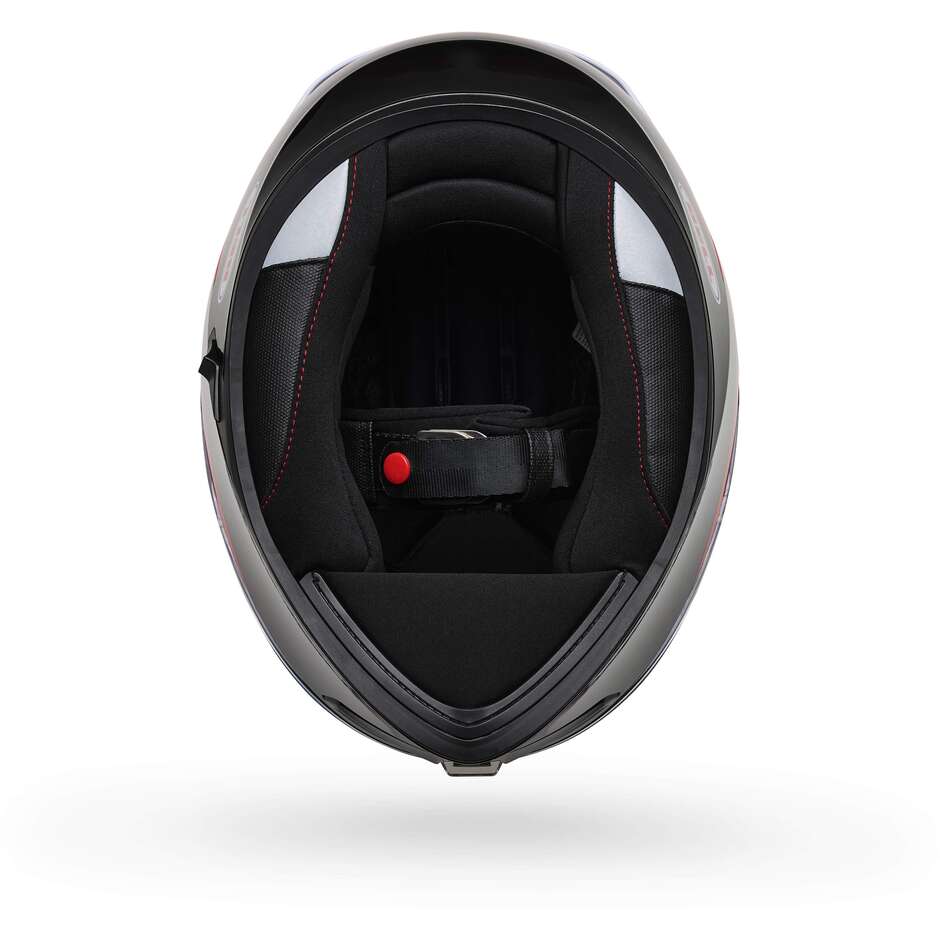 Bell LITHIUM MOTION Motorradhelm Weiß Rot