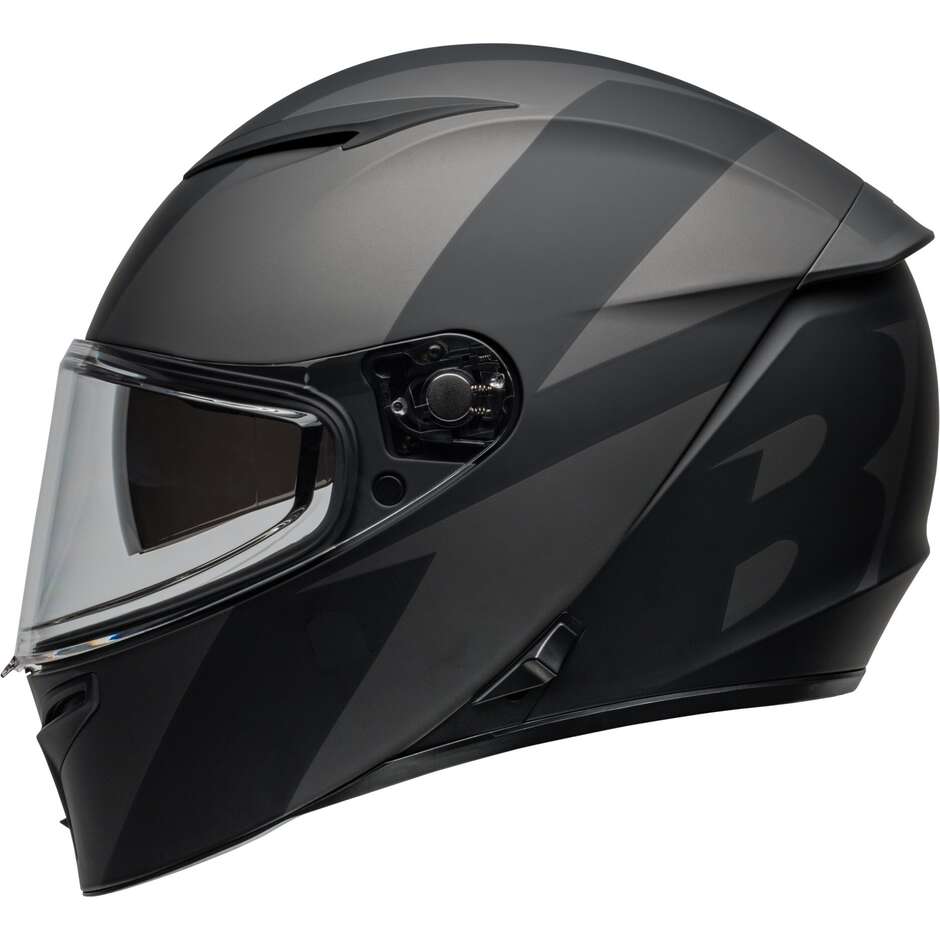 Bell LITHIUM SHEAR Integral-Motorradhelm Mattschwarz Metallic