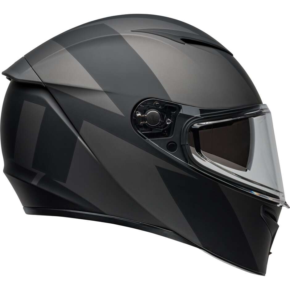 Bell LITHIUM SHEAR Integral-Motorradhelm Mattschwarz Metallic