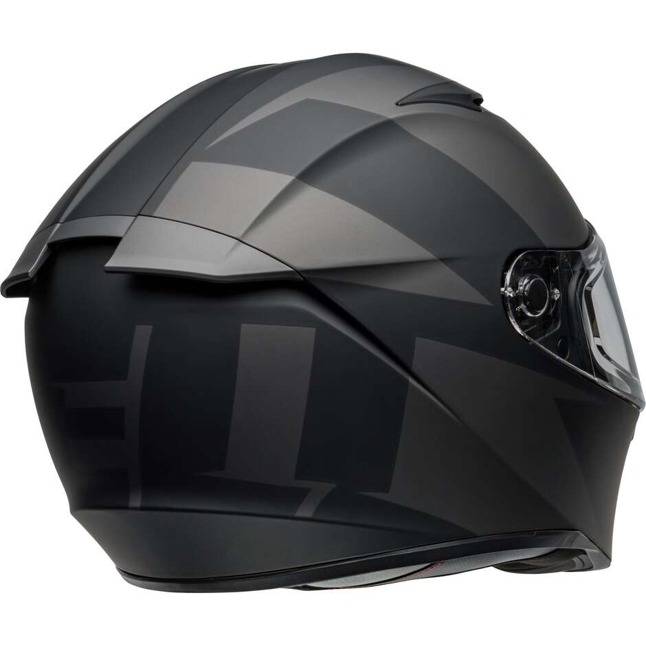 Bell LITHIUM SHEAR Integral-Motorradhelm Mattschwarz Metallic