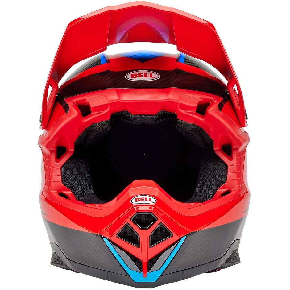 Bell MOTO-10 SPHERICAL EVADE Motocross Enduro Helmet Red Black Gloss