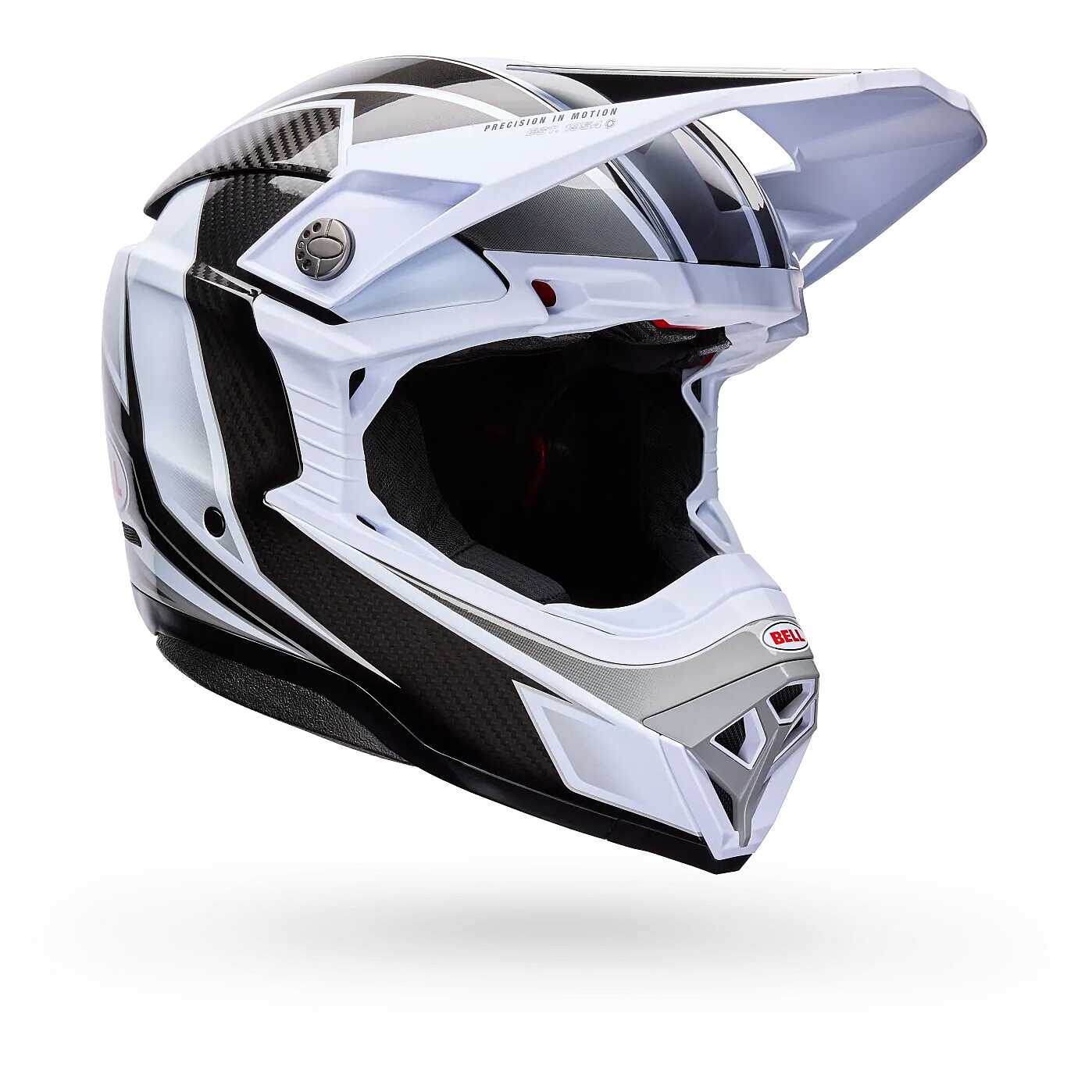 Bell Moto-10 Spherical GRID Cross Enduro Motorcycle Helmet White