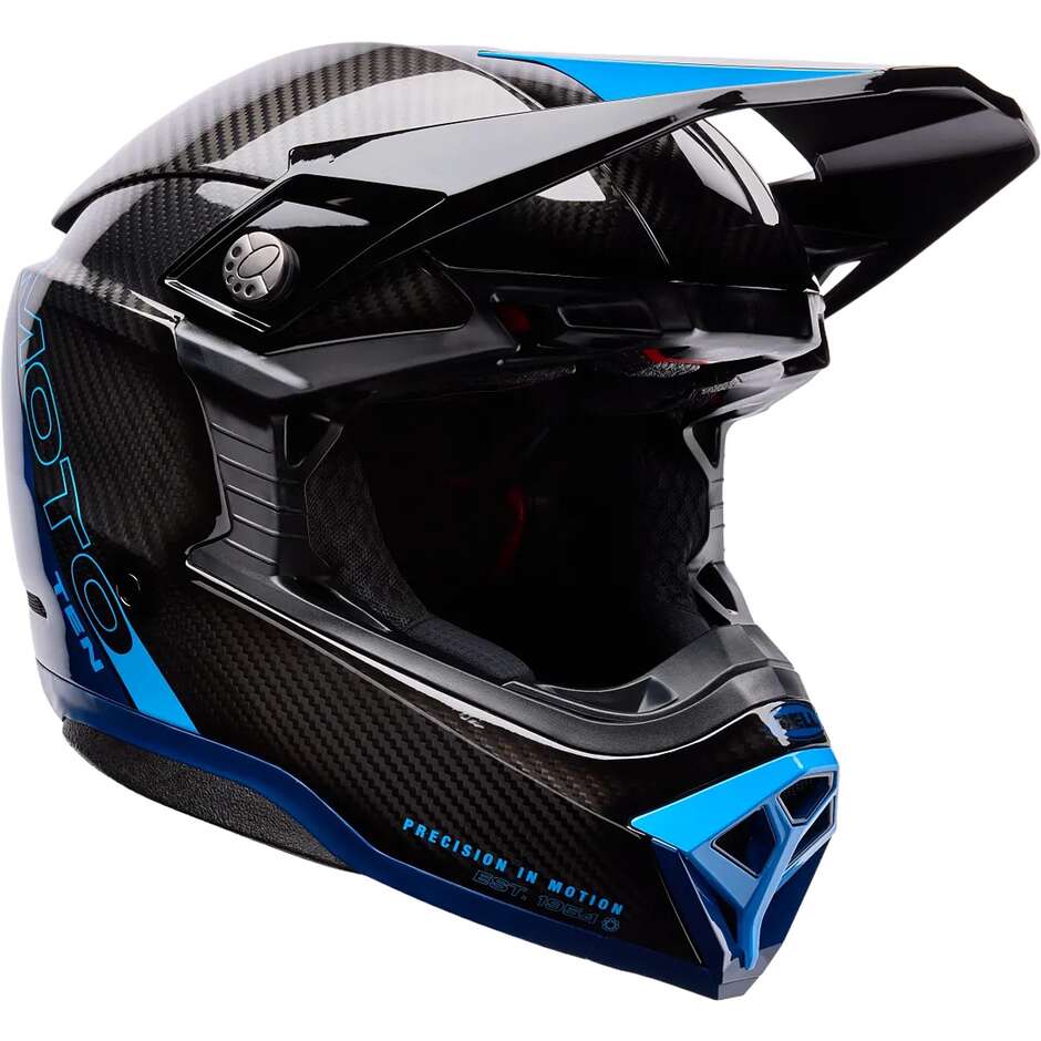 Bell Moto-10 Spherical STRIKE Cross Enduro Motorcycle Helmet Blue