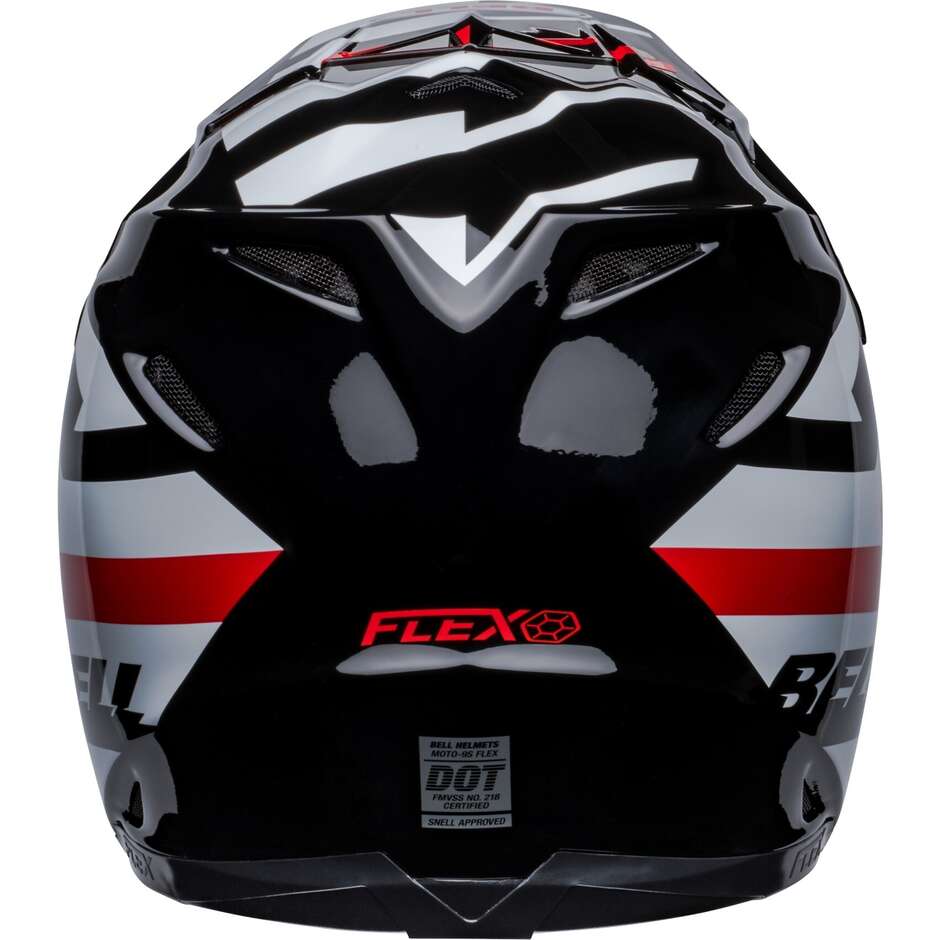 Bell MOTO-9s BANSHEE Cross Enduro Motorcycle Helmet Black Red