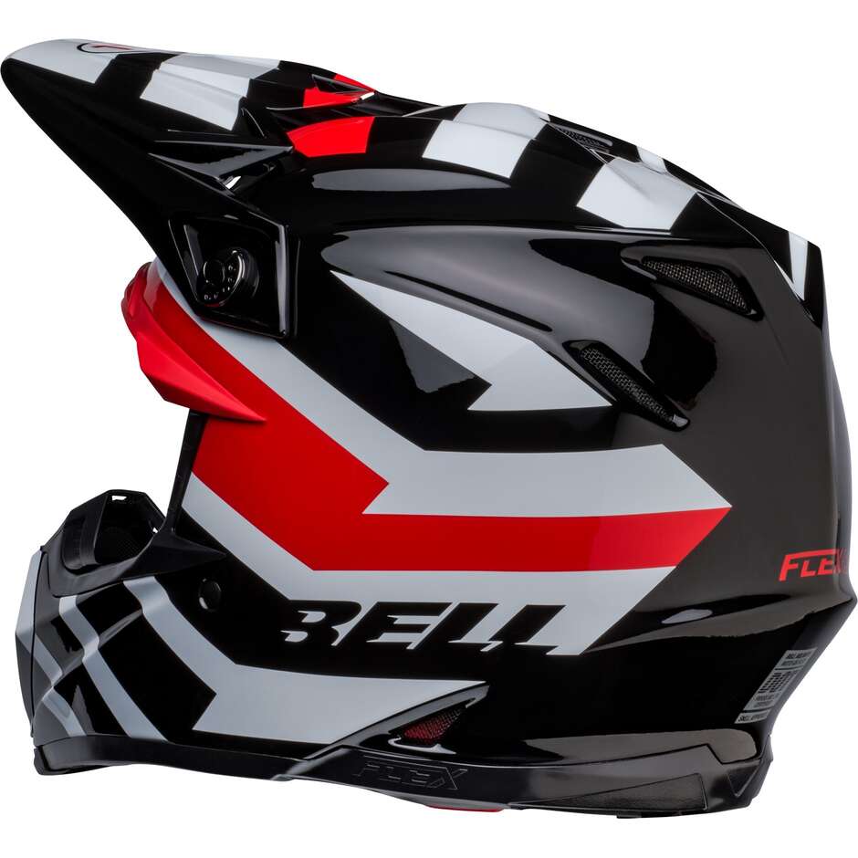 Bell MOTO-9s BANSHEE Cross Enduro Motorcycle Helmet Black Red