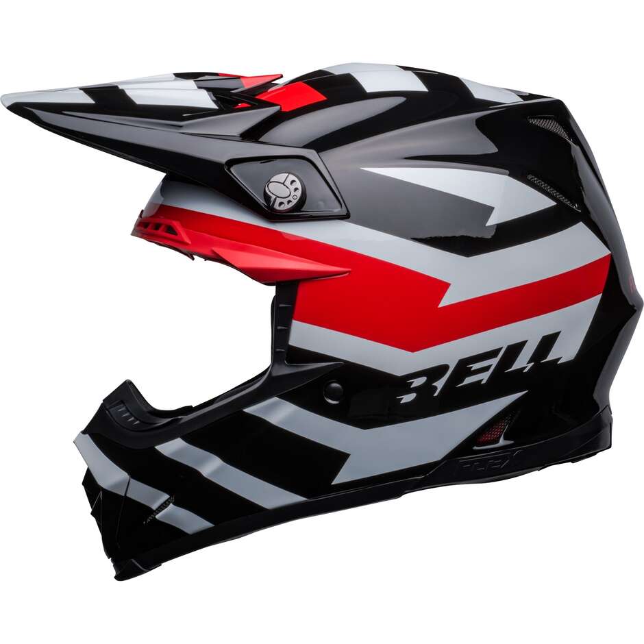 Bell MOTO-9s BANSHEE Cross Enduro Motorcycle Helmet Black Red