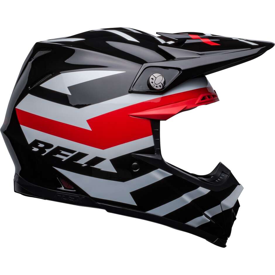 Bell MOTO-9s BANSHEE Cross Enduro Motorcycle Helmet Black Red