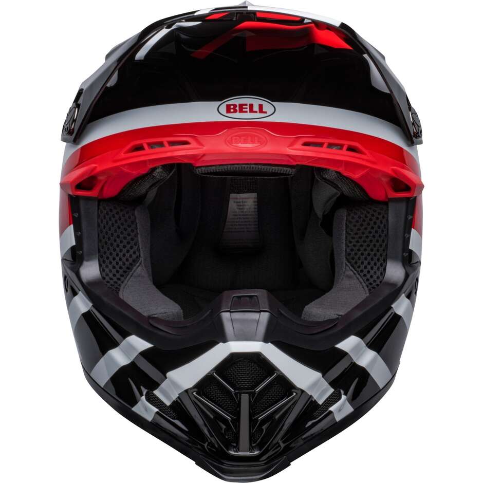 Bell MOTO-9s BANSHEE Cross Enduro Motorcycle Helmet Black Red