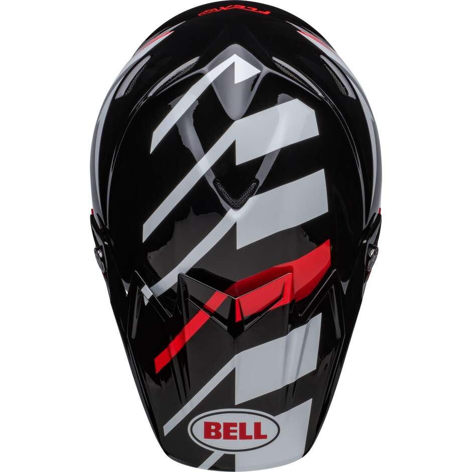 Bell MOTO-9s BANSHEE Cross Enduro Motorcycle Helmet Black Red