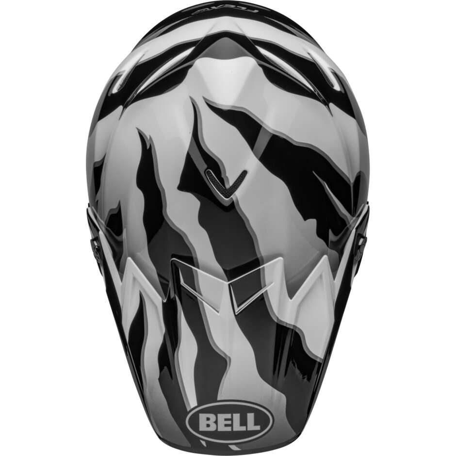 Bell MOTO-9s FLEX CLAW Cross Enduro Motorradhelm Schwarz Weiß