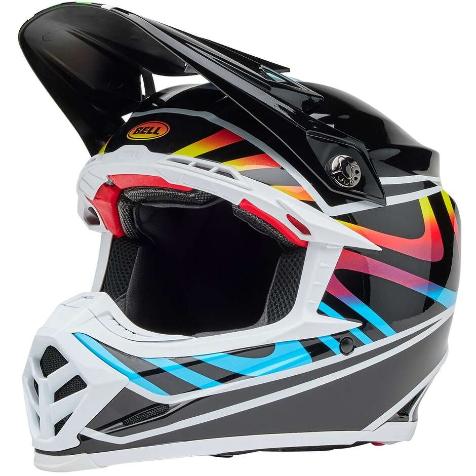 Bell MOTO-9S FLEX DRIFT Motocross Enduro Helmet Black MULTICOLOR Gloss