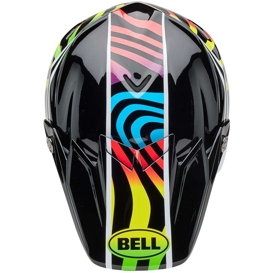 Bell MOTO-9S FLEX DRIFT Motocross Enduro Helmet Black MULTICOLOR Gloss