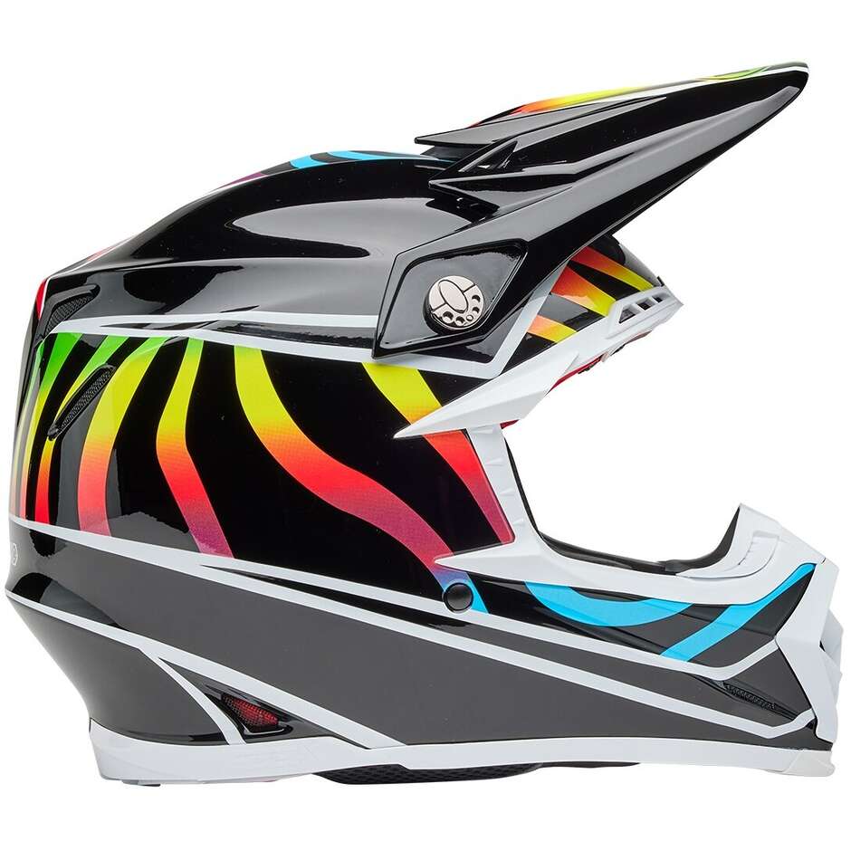 Bell MOTO-9S FLEX DRIFT Motocross Enduro Helmet Black MULTICOLOR Gloss