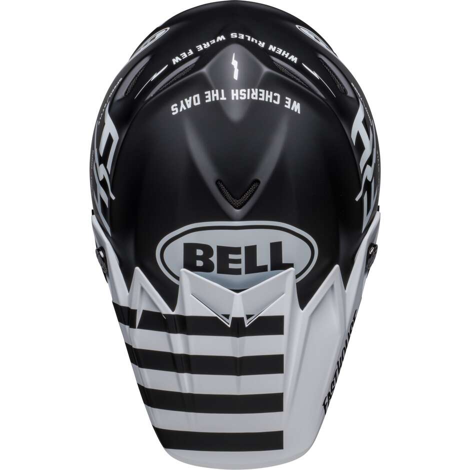 Bell MOTO-9s FLEX FASTHOUSE CREW Cross Enduro Motorcycle Helmet Matt Black White