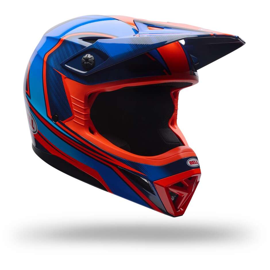 Bell MX-10 MIPS YOUTH NO SPEEDWAY Child Cross Enduro Motorcycle Helmet Blue