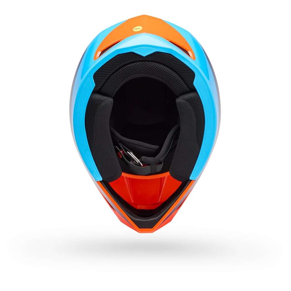 Bell MX-10 Mips Youth Wave Orange/Blue Cross Enduro Motorcycle Helmet