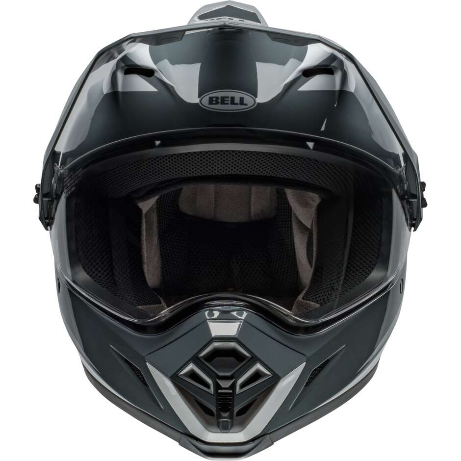 BELL MX-9 ADVENTURE MIPS ALPINE Full Face Motorcycle Helmet Gray Blue
