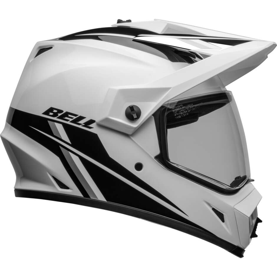 BELL MX-9 ADVENTURE MIPS ALPINE Full Face Motorcycle Helmet White Black