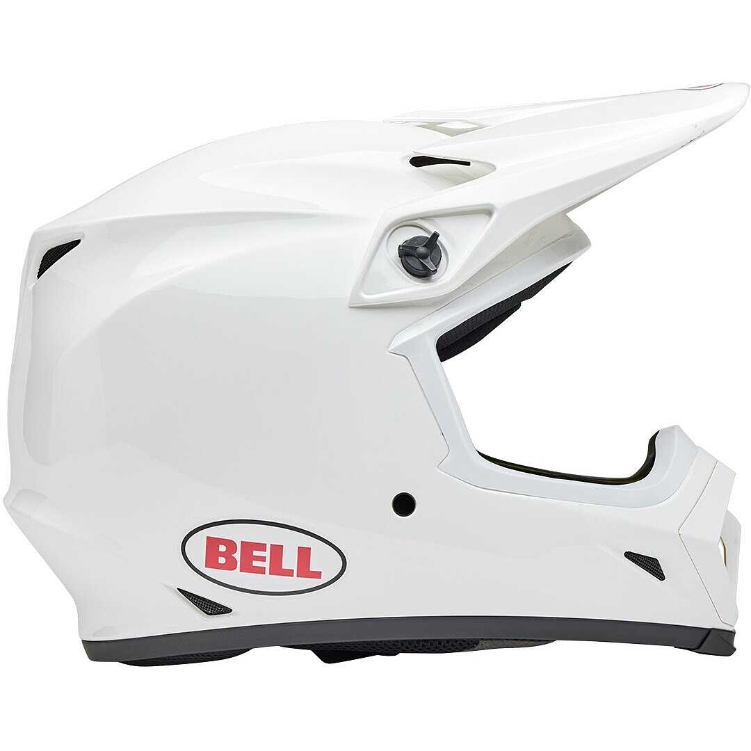 Bell MX-9 MIPS RIFT Motocross Enduro Helmet Red White Gloss For