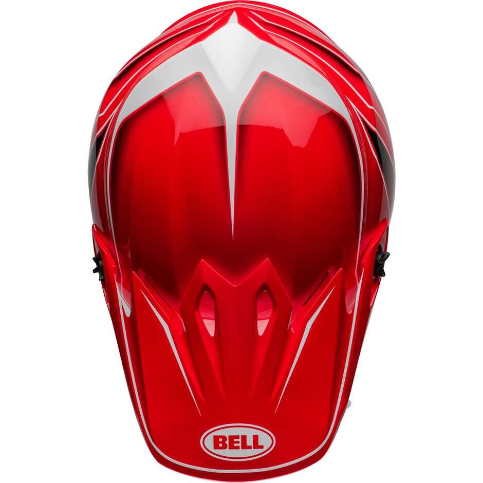 BELL MX-9 MIPS ZONE Cross Enduro Motorcycle Helmet Red