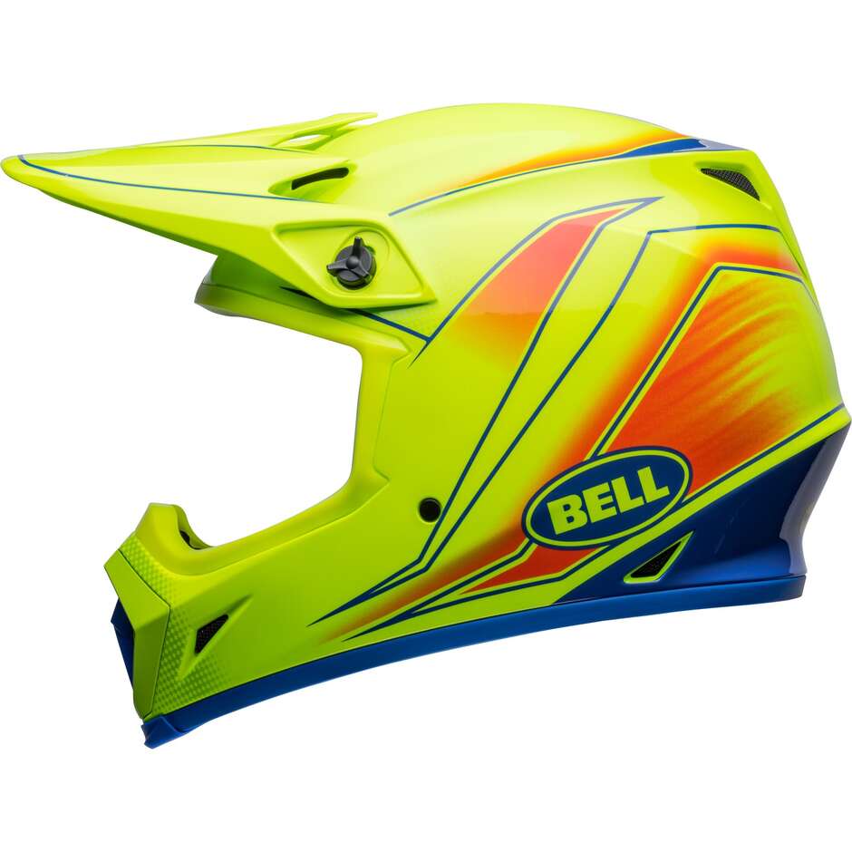 BELL MX-9 MIPS ZONE Retina Cross Enduro Motorcycle Helmet